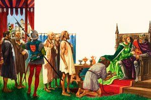 King Edward III and the Burghers of Calais by Peter Jackson